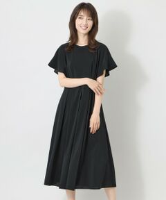 TO BE CHIC / トゥー ビー シック ロング・マキシ丈ワンピース | ウールライク ドレープフレア ワンピース