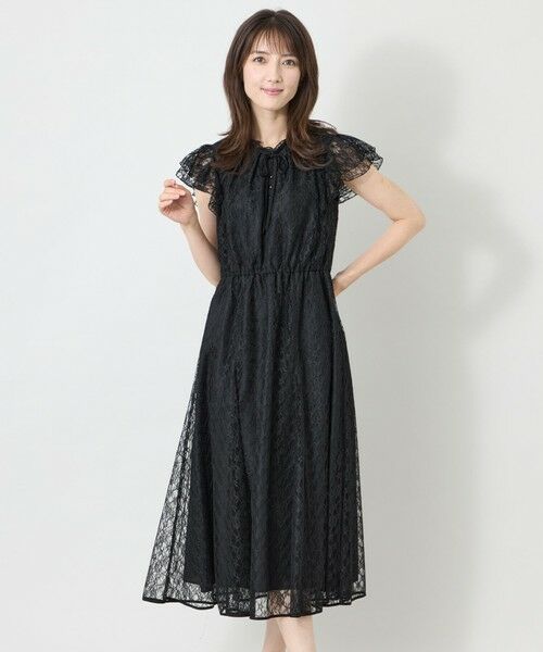 TO BE CHIC / トゥー ビー シック ロング・マキシ丈ワンピース | 【冨張愛さん着用】小花レース フレアワンピース | 詳細9