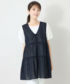 TO BE CHIC / トゥー ビー シック シャツ・ブラウス | シアーギャザーフォルム ジレ