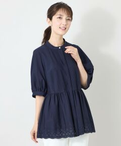 TO BE CHIC / トゥー ビー シック シャツ・ブラウス | エンブロイダリーヘム チュニックブラウス
