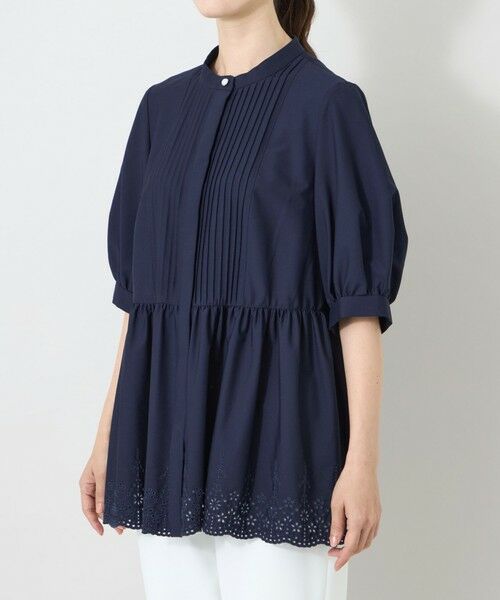 TO BE CHIC / トゥー ビー シック シャツ・ブラウス | エンブロイダリーヘム チュニックブラウス | 詳細3