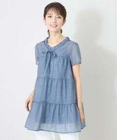 TO BE CHIC / トゥー ビー シック シャツ・ブラウス | デニムブリーズティアード チュニック