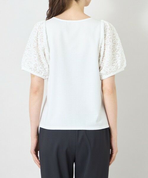 TO BE CHIC / トゥー ビー シック カットソー | ラッセルレースコンビ カットソー | 詳細5