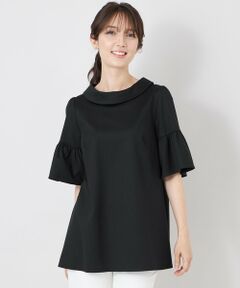 TO BE CHIC / トゥー ビー シック カットソー | ハイゲージコットン デザインネックチュニック