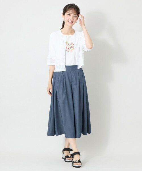 TO BE CHIC / トゥー ビー シック その他パンツ | ドレープツイル スカウチョパンツ | 詳細3