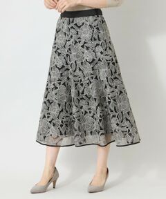 TO BE CHIC / トゥー ビー シック ロング・マキシ丈スカート | リュクスエンブロイダリー マーメイドスカート