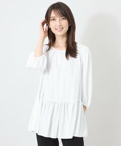 TO BE CHIC / トゥー ビー シック シャツ・ブラウス | ギャザーデザイン チュニックブラウス