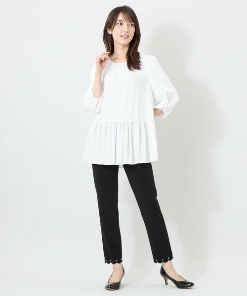 TO BE CHIC / トゥー ビー シック シャツ・ブラウス | ギャザーデザイン チュニックブラウス | 詳細1