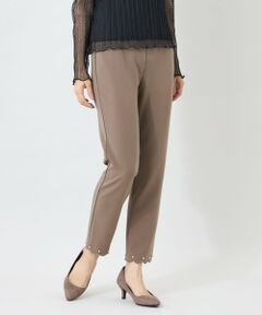 TO BE CHIC / トゥー ビー シック その他パンツ | マットダンボール スカラップスリムパンツ
