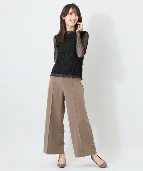 TO BE CHIC / トゥー ビー シック その他パンツ | マットダンボール ワイドパンツ | 詳細3