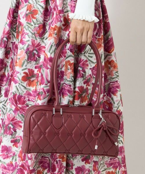 TO BE CHIC / トゥー ビー シック メッセンジャーバッグ・ウエストポーチ | リボンダイヤキルト ボストンバッグ | 詳細2