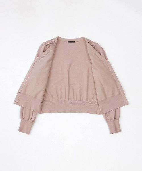 TO BE CHIC / トゥー ビー シック ブルゾン | フラワーチュールドッキング ニットカーディガン | 詳細8