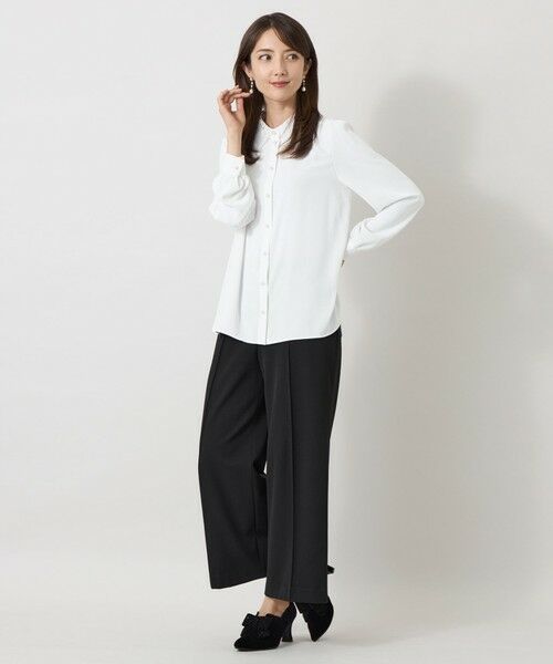 TO BE CHIC / トゥー ビー シック シャツ・ブラウス | ミネラルテックス レースカラーブラウス | 詳細1