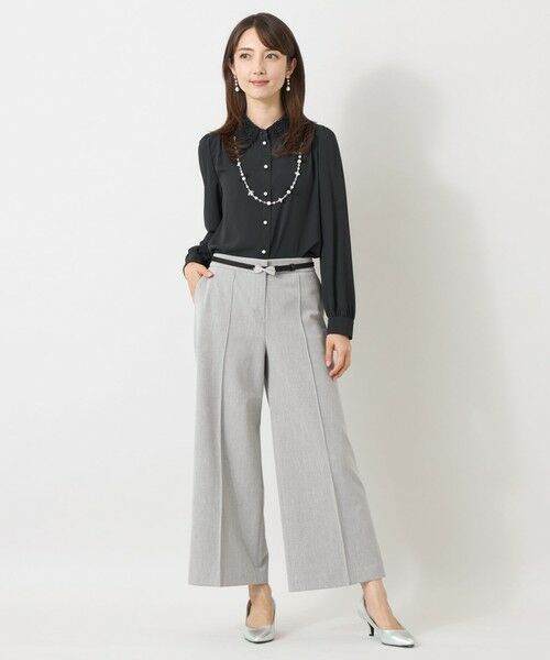 TO BE CHIC / トゥー ビー シック シャツ・ブラウス | ミネラルテックス レースカラーブラウス | 詳細2