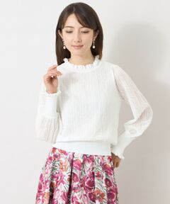 TO BE CHIC / トゥー ビー シック ニット・セーター | ブライトアセテートミックス ニット