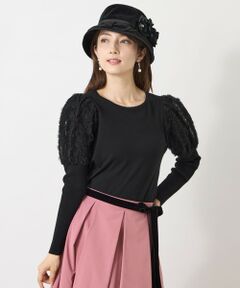 TO BE CHIC / トゥー ビー シック ニット・セーター | フラワーチュールスリーブ ニットプルオーバー