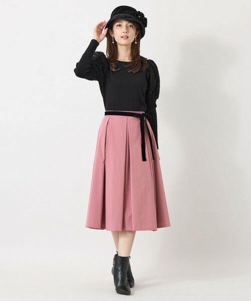 TO BE CHIC / トゥー ビー シック ニット・セーター | フラワーチュールスリーブ ニットプルオーバー | 詳細1
