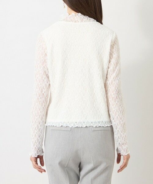 TO BE CHIC / トゥー ビー シック カットソー | ストレッチレース ハイネックプルオーバー | 詳細6