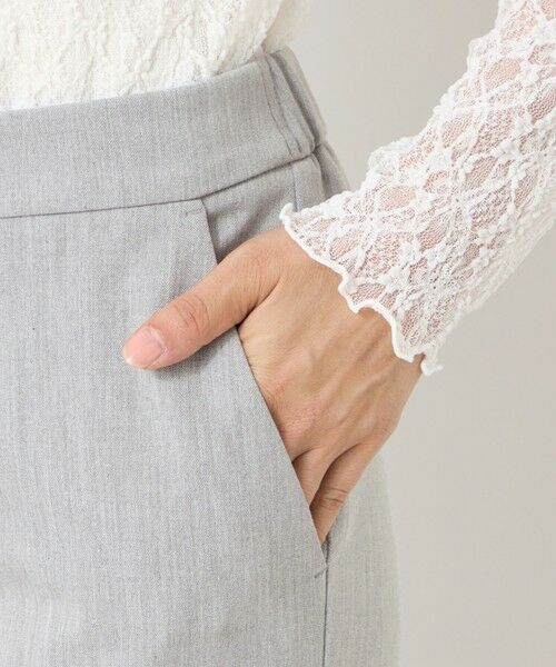 TO BE CHIC / トゥー ビー シック その他パンツ | ウールライクストレッチ スリムパンツ | 詳細9