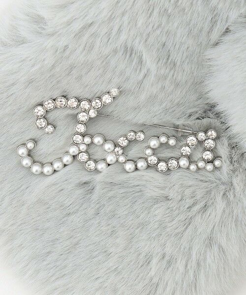 TOCCA / トッカ マフラー・ショール・スヌード・ストール | BIJOUX LOGO FUR TIPPET ティペット | 詳細10