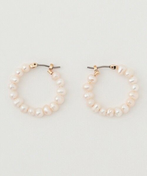 TOCCA / トッカ ピアス・イヤリング | PEARL HOOP PIERCED EARRINGS 淡水バロックパール ピアス | 詳細8