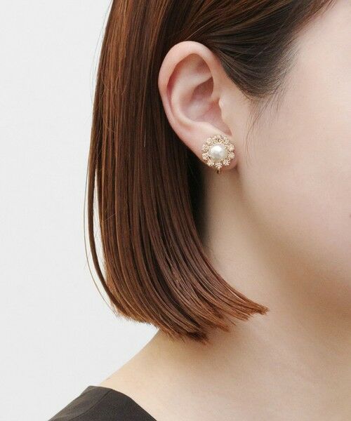 WEB限定】SEEDS PEARL PIERCED EARRINGS K10ホワイトゴールド