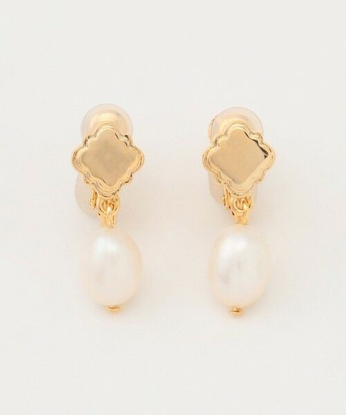 TOCCA / トッカ ピアス・イヤリング | CLOVER & PEARL EARRINGS 淡水バロックパールイヤリング | 詳細10