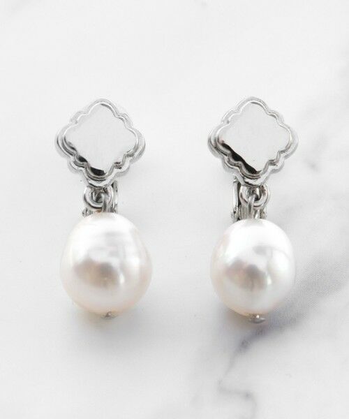 TOCCA / トッカ ピアス・イヤリング | CLOVER & PEARL EARRINGS 淡水バロックパールイヤリング | 詳細8