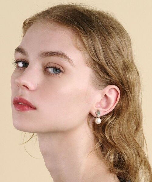 TOCCA / トッカ ピアス・イヤリング | CLOVER & PEARL EARRINGS 淡水バロックパールイヤリング | 詳細14