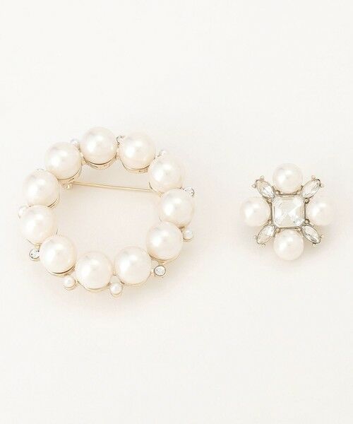 PEARL BIJOUX SET BROOCHNECKLACE ブローチネックレス （ブローチ 