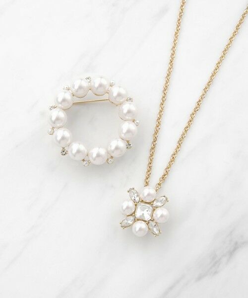 PEARL BIJOUX SET BROOCHNECKLACE ブローチネックレス