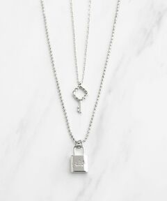 HAPPY KEY LAYERD NECKLACE ネックレス