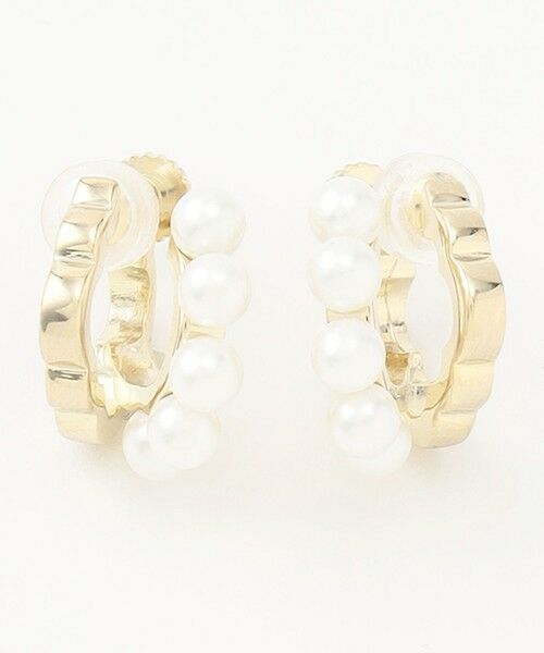 TOCCA / トッカ ピアス・イヤリング | PEARL CLOVER HOOP EARRINGS イヤリング | 詳細1