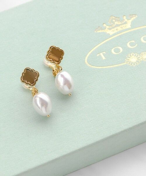 TOCCA / トッカ ピアス・イヤリング | SWING PEARL CLOVER EARRINGS イヤリング | 詳細5