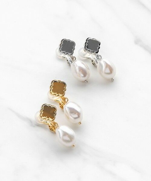 TOCCA / トッカ ピアス・イヤリング | SWING PEARL CLOVER EARRINGS イヤリング | 詳細8