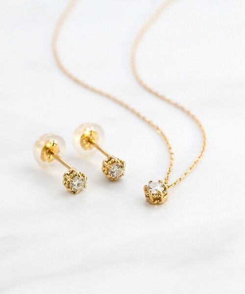 TOCCA / トッカ ネックレス・ペンダント・チョーカー | 【WEB限定】FLORA K10 DIAMOND NECKLACE ネックレス | 詳細9