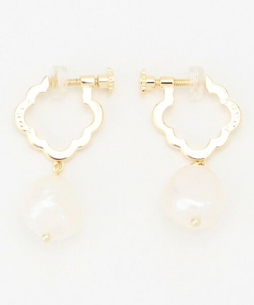 TOCCA / トッカ ピアス・イヤリング | OPEN CLOVER PEARL EARRINGS 淡水バロックパール イヤリング | 詳細7