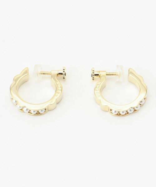 TOCCA / トッカ ピアス・イヤリング | OPEN CLOVER HOOP PEARL EARRINGS イヤリング | 詳細3