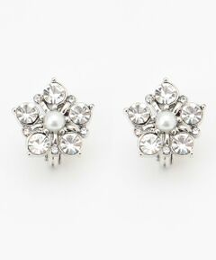 GLITTER FLOWER EARRINGS イヤリング