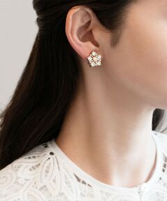 GLITTER FLOWER EARRINGS イヤリング