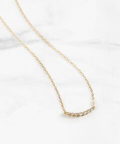 【WEB限定】FRILL DIAMOND NECKLACE K10 ダイヤモンド ネックレス