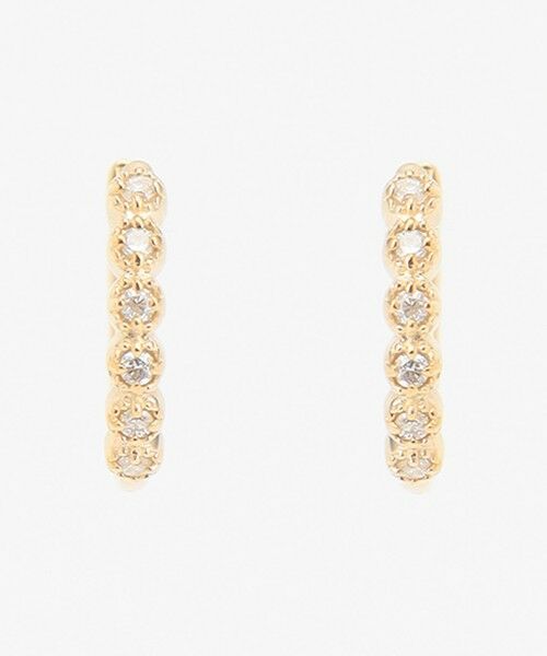 TOCCA / トッカ ピアス・イヤリング | 【新色ピンクゴールドが入荷！】【WEB限定】FRILL DIAMOND PIERCED EARRINGS K10 ダイヤモンド ピアス | 詳細7