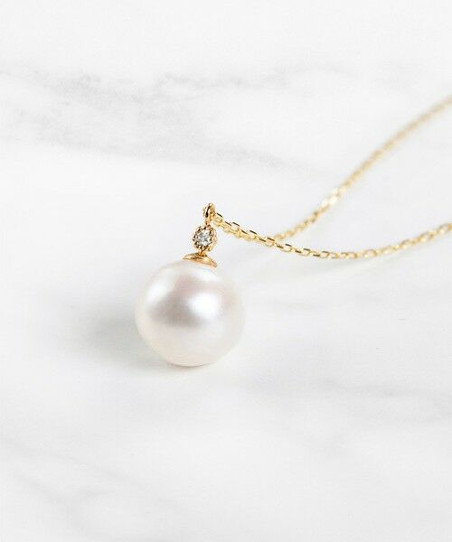 TOCCA / トッカ ネックレス・ペンダント・チョーカー | 【WEB限定】NOBLE PEARL NECKLACE K10淡水パール ダイヤモンド ネックレス | 詳細1