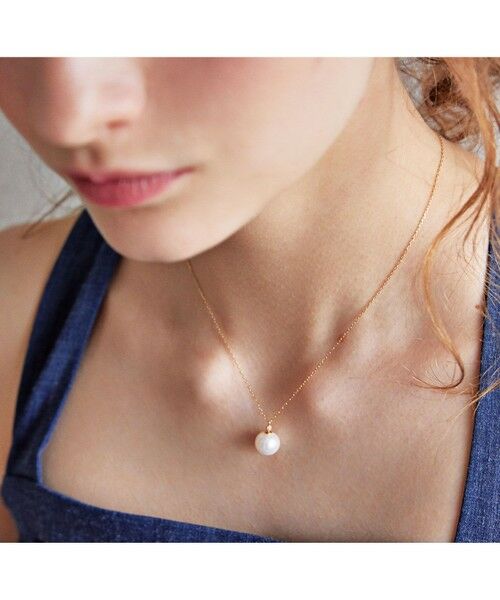 TOCCA / トッカ ネックレス・ペンダント・チョーカー | 【WEB限定】NOBLE PEARL NECKLACE K10淡水パール ダイヤモンド ネックレス | 詳細5