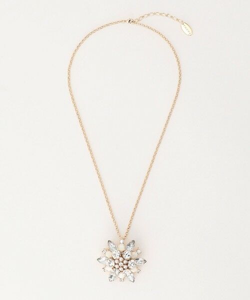 NOBLE FLOWER BROOCH NECKLACE 2WAY ブローチネックレス （ブローチ 