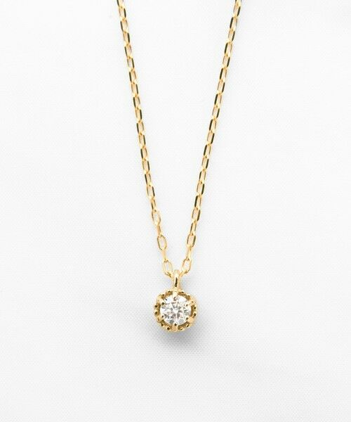 【WEB限定】FLORA K18 DIAMOND NECKLACE K18 ダイヤモンド ネックレス