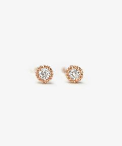 【WEB限定】FLORA K18 DIAMOND  K18 PIERCED EARRINGS K18 ダイヤモンド ピアス