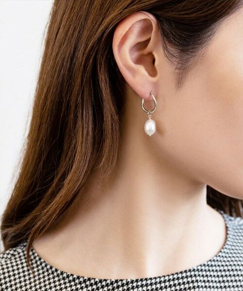 TOCCA / トッカ ピアス・イヤリング | 【WEB限定】PETAL HOOP PIERCED EARRINGS K10 淡水パール ピアス | 詳細6