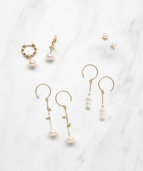 TOCCA / トッカ ピアス・イヤリング | 【WEB限定】SEEDS PEARL PIERCED EARRINGS K10イエローゴールド 淡水パールピアス | 詳細3