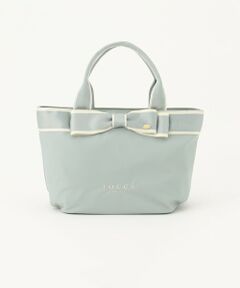 【撥水】BICOLOR RIBBON TOTE トートバッグ